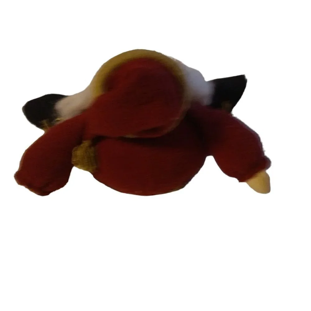 MELISSA ANN PLUSH/BEANBAG PLUSH SITTING SANTA TAPESTRY DECORATION CB2